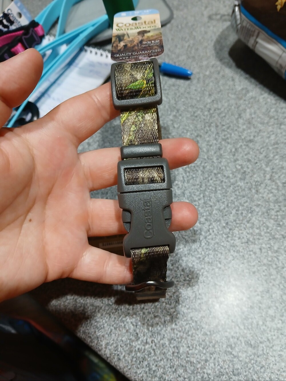 Coastal Water&woods Mossy Oak Dog Collar